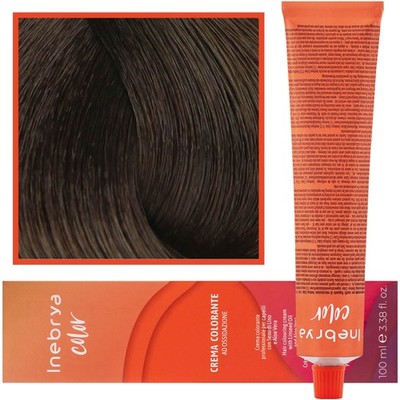 Inebrya Color Haarfarbe 6/00 Intensiv Dunkelblond 100ml mit Aloe & Leinöl