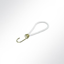 Lysel Expanderschlingen mit Spiralhaken I, (LxD) 300x6mm in wei&szlig; (10 St&uuml;ck)