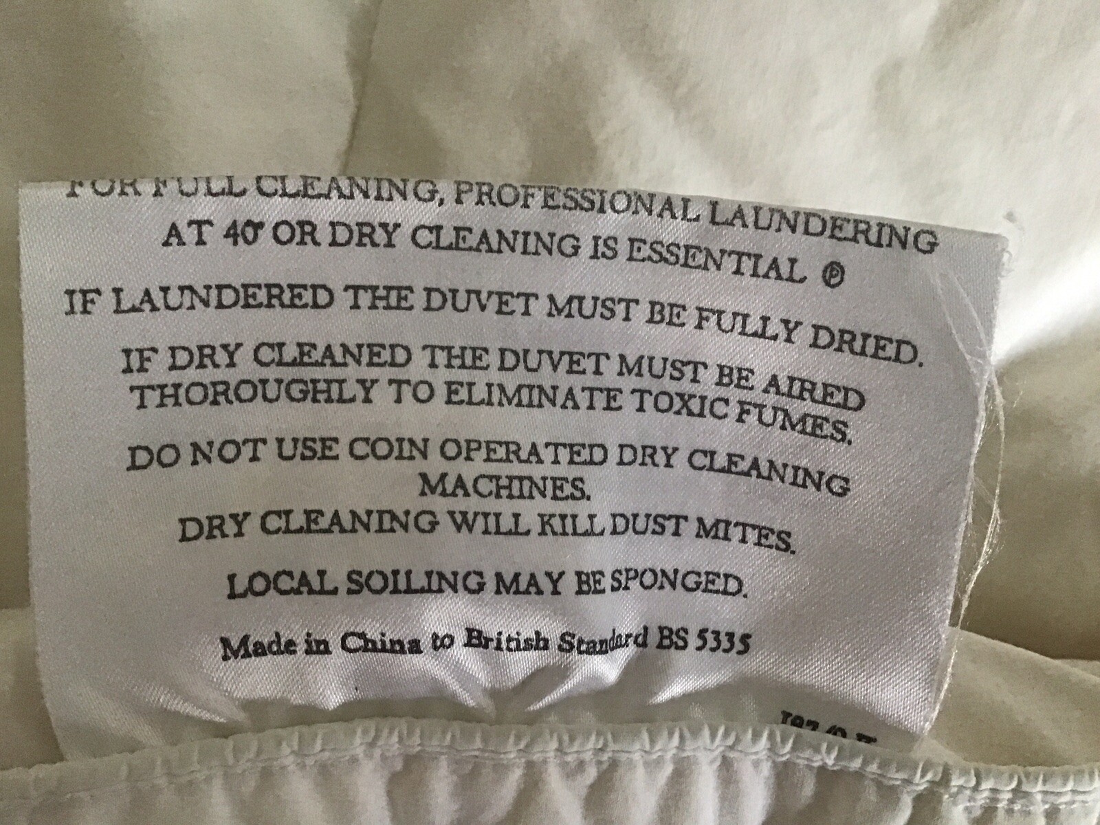 John Lewis Kingsize Goose Down Duvet eBay