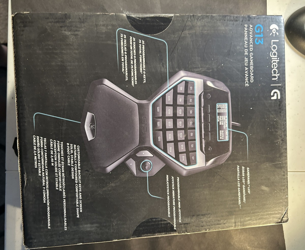 Logitech G13 Advanced Programmable USB Gameboard w/ LCD Display