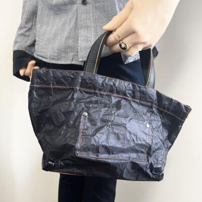 PLEATS PLEASE ISSEY MIYAKE Wrinkle handbags Tote black Used | eBay