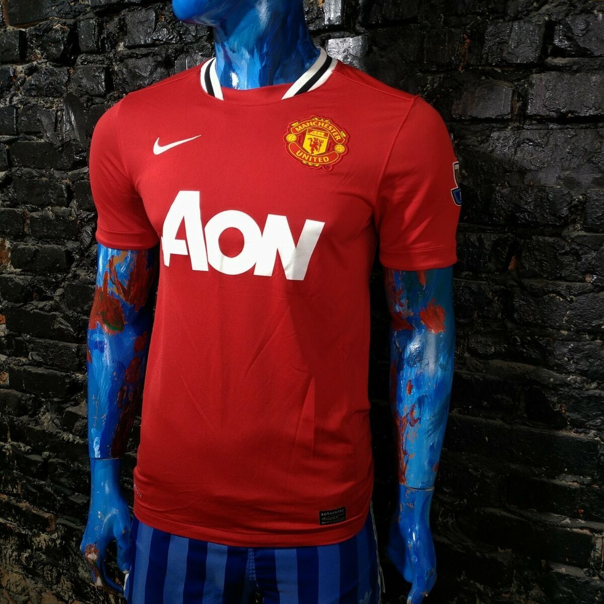 Manchester United Champions Jersey Home football 11-12 Nike Manchester United Champions Jersey Home football 11-12 Nike