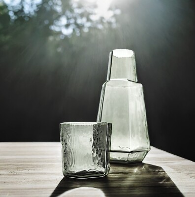 Handmade LARGE Crystal Storage Decanter Glass Vase Jar