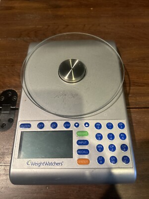 Weight Watchers Electronic Food Kitchen Scale W/ Points Value Tested Works Easy