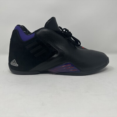 Adidas Shoes Men s Sz 10 TMAC-3 Restomod Raptors Black Purple Tracy GY2394 New