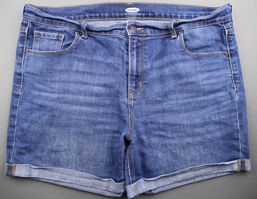 Old Navy Slim Midi Jean Shorts Mid Rise 