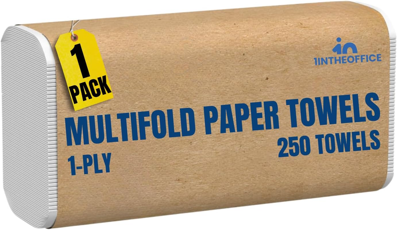 Multifold Paper Towels, Paper Hand Towels, Bathroom Paper Towels, 1-Ply ...