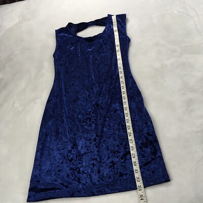Forever 21 - Velvet Women's Bodycon Blue Dress Sleeveless Size M | eBay Forever 21 - Velvet Women's Bodycon Blue Dress Sleeveless Size M | eBay