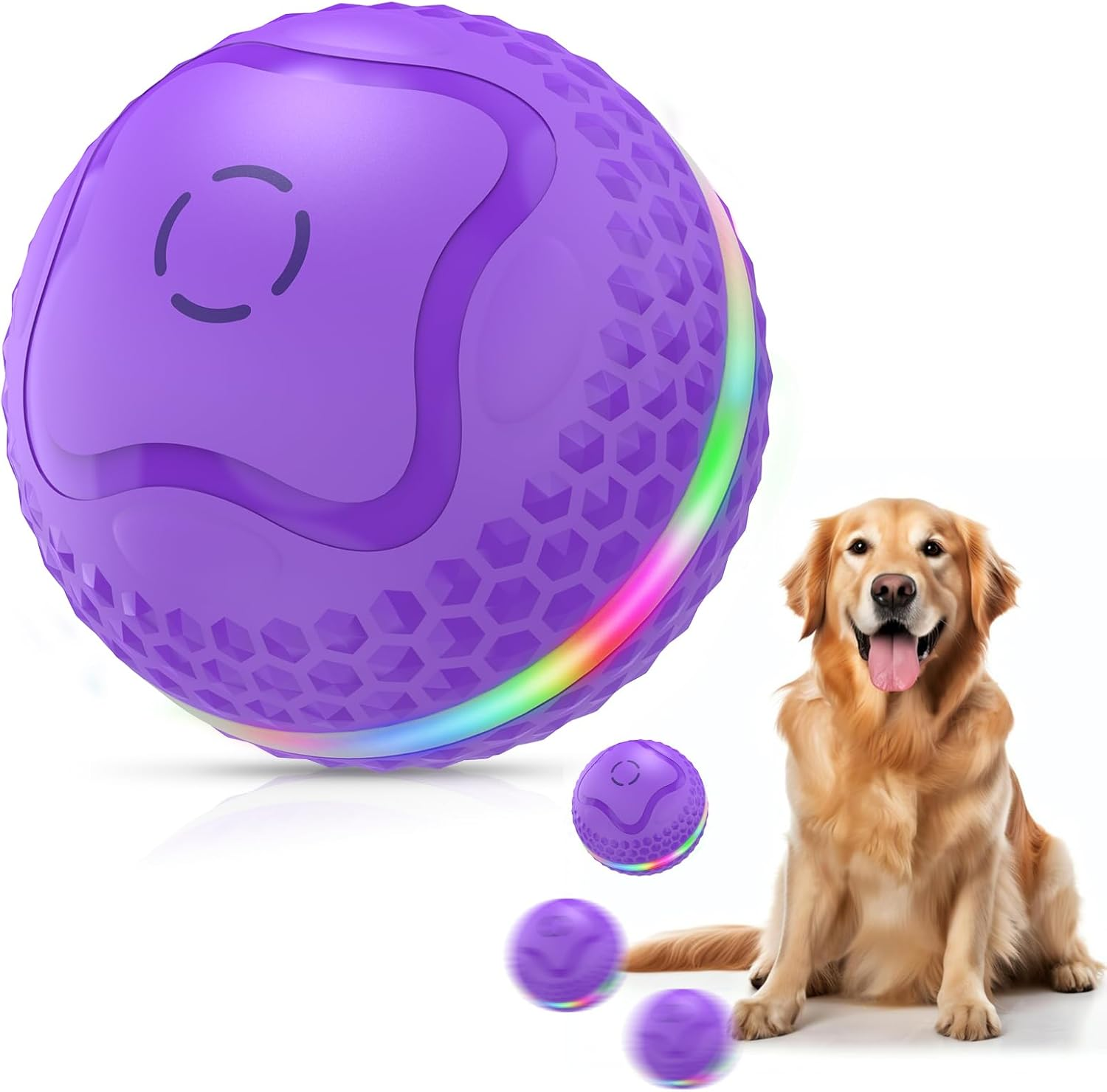 Interactive Dog Toys Ball Automatic Rolling Ball Toy Lively Pet Ball Activated