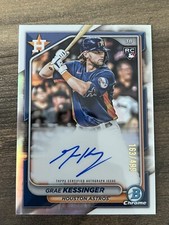 2024 Bowman Grae Kessinger Refractor Auto /499 RC Astros