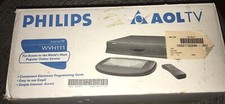 Philips Original AOL TV Set Top Box Internet Modem Keyboard Remote WHV111 NEW
