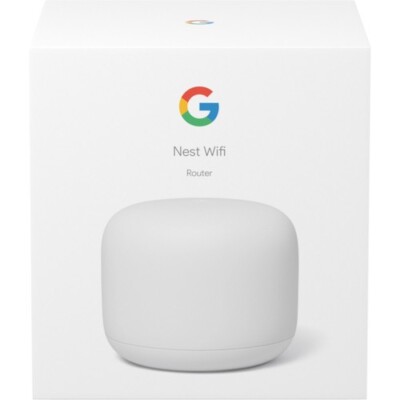 Google Nest Wifi Mesh Router MU-MIMO Dual-band (NOT Pro) AC2200 (Snow) H2D LNIB