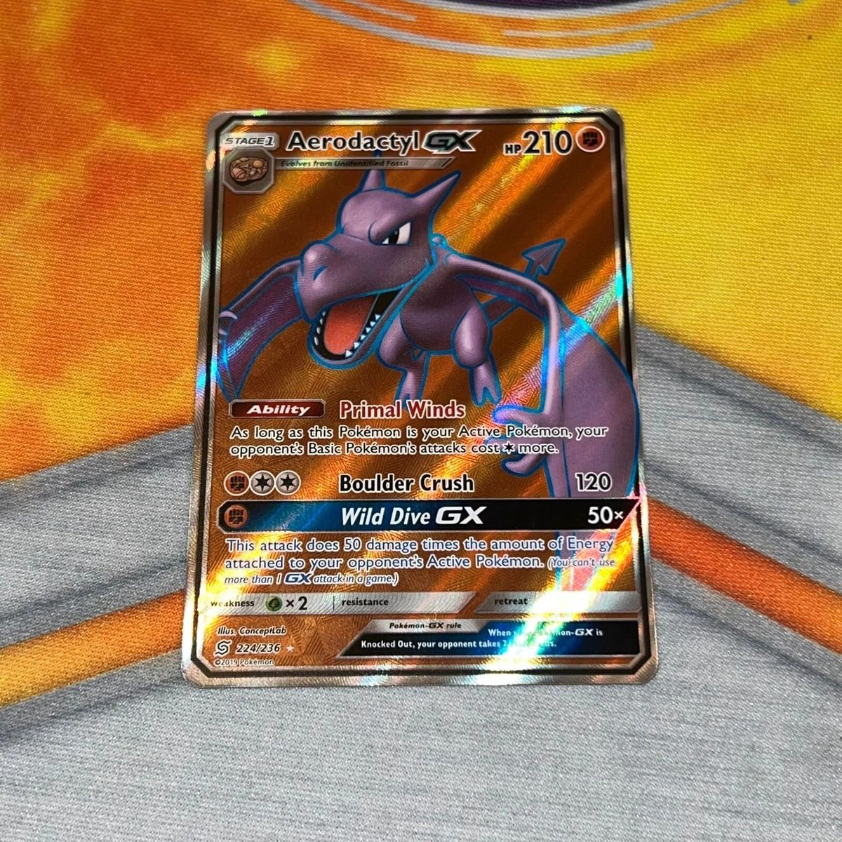 Aerodactyl-GX (Full Art) - 224/236