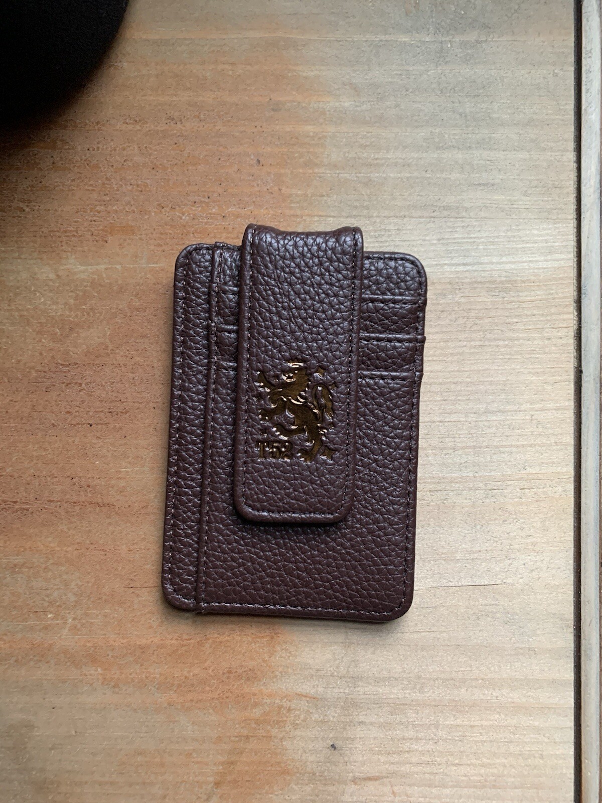 Slim Genuine Leather Magnetic Money Clip Wallet for Men - Minimalist Card Holder-image