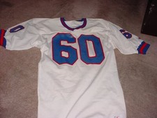 1979 BRAD BENSON nfl NY GIANTS Game issued football JERSEY -  MEARS loa
