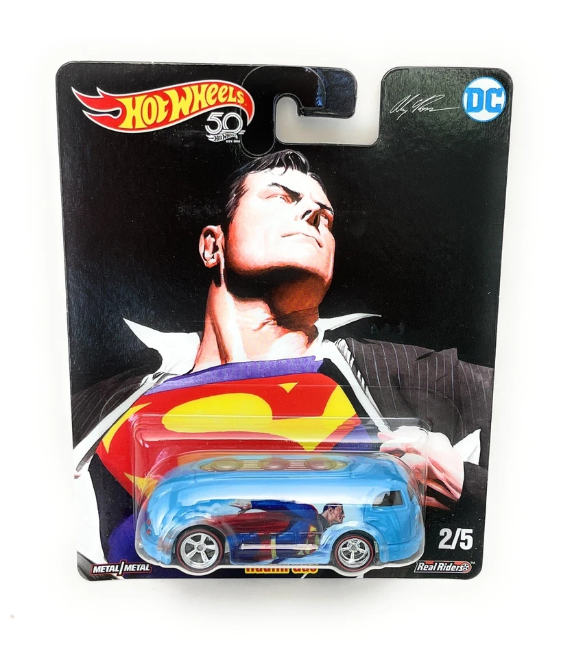 Hot Wheels Hot Wheels Pop Culture Alex Ross DC Heroes Series Diecast Model 956P - Image 3 of 4