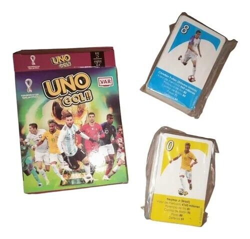 UNO GOL CARTAS One Cards World Cup 2022 Cards Game Soccer