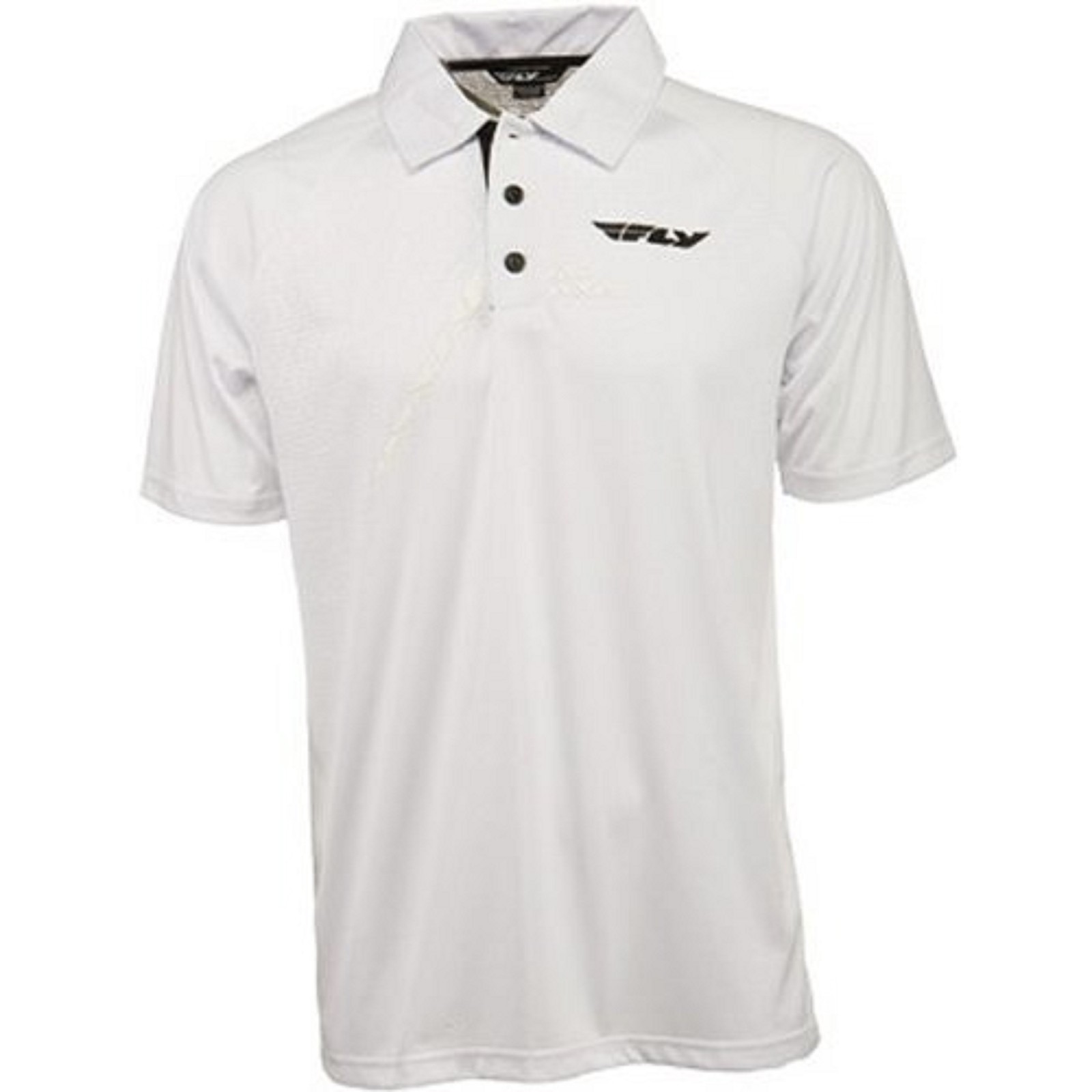 NOS FLY RACING 352-6144S POLO RACING SHIRT WHITE SIZE MENS SM | eBay