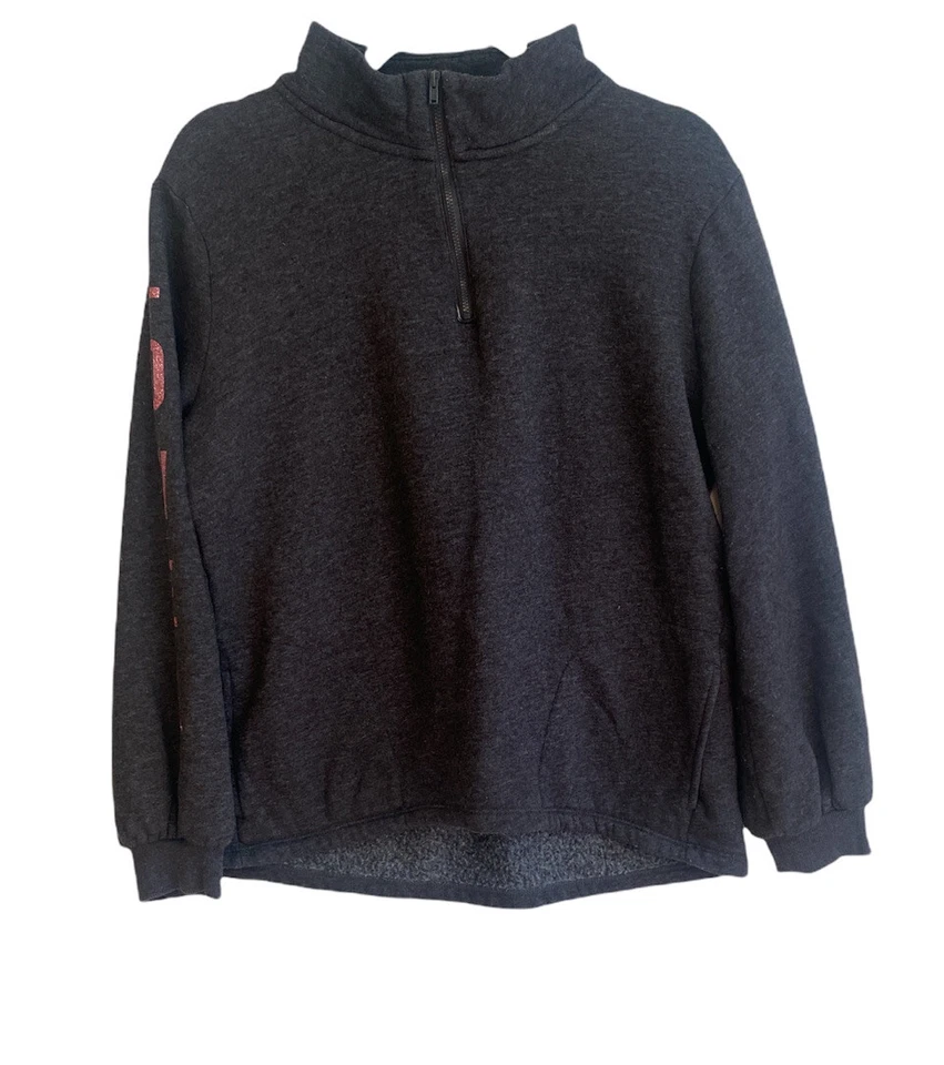 Antigua Sudadera Gris Azul Marino Niñas Halo Cremallera XXL 16 Plus -n- Foto 4 de 4