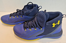 Under Armour Boys Lockdown 3 3020430-402 Blue Basketball Size 5Y