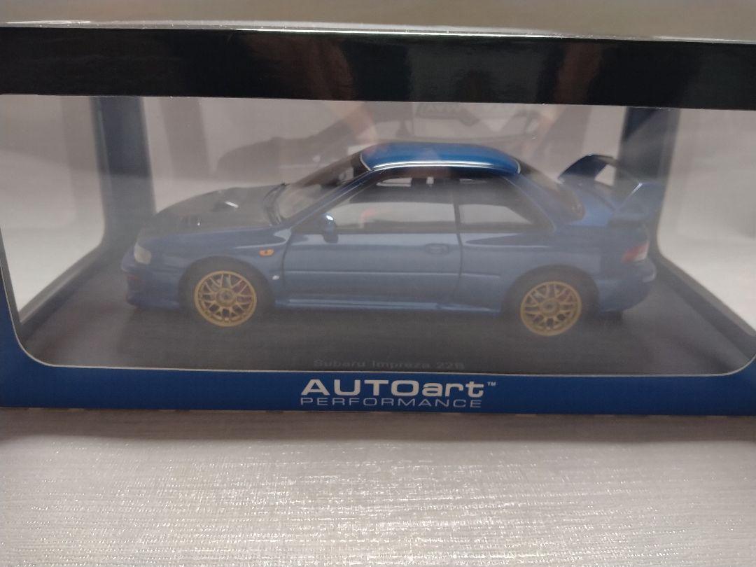 ミニカー Autoart Subaru Impreza 22B 1/18 AUTOart Subaru Impreza 22B Upgraded STi Version (White