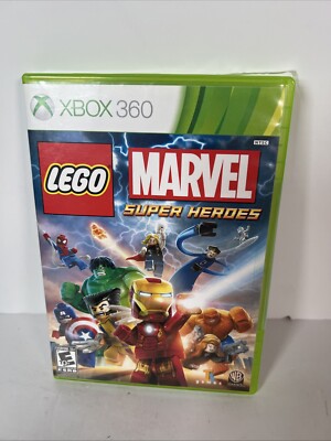 Lego: Marvel Super Heroes - Microsoft Xbox 360 Factory Sealed New - Broken Seal