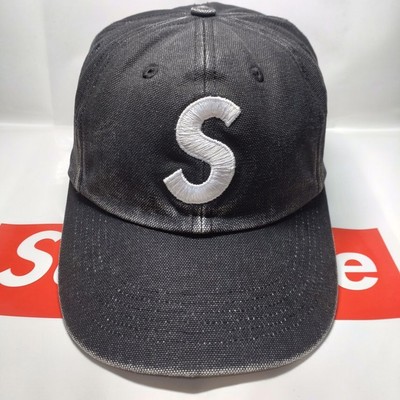 Supreme Pigment Canvas S Logo Black