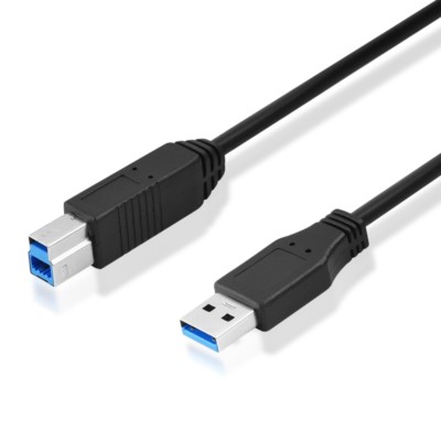 3.0 USB Kabel A auf B Stecker für zB 3,5'' externe Festplatte Capture Geräte Hub