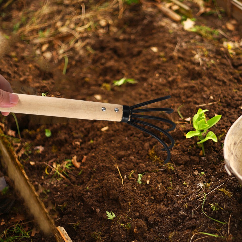 Leaf Rake Lawn Heavy Duty Hand Grabber Gardening Tool Seafood Gathering