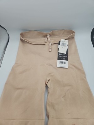 F.I.T. Sz XL Firm Control High Waisted Mid-Thigh Shaper Shaping Bottom Beige NWT