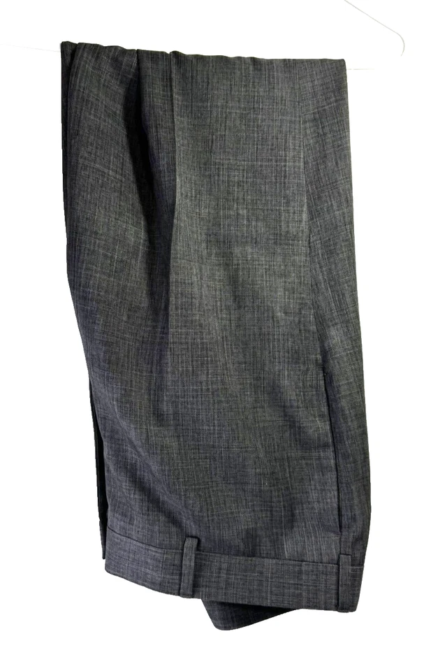John Henry Men's Gray Dress Pants - Size: 34W x 30L - 34 Inches Waist - Image 4 of 4
