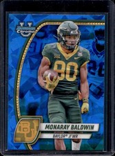 Monaray Baldwin 2024 Bowman University Chrome #163 Sapphire