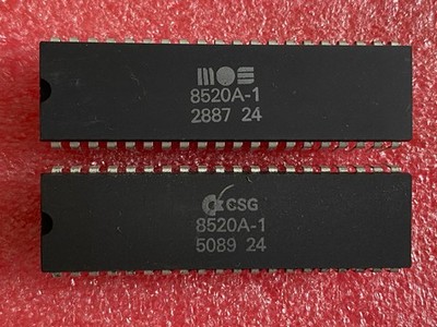8520 A-1/8520PD CSG ODD EVEN ( 2 x ) aus einem AMIGA 500 rev.5   #28/87 & 50/89