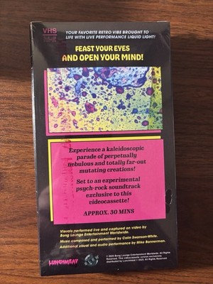 VIDEO LAVA LAMP VHS Experimental Liquid Light Retro Cult Special