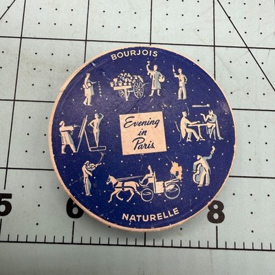 New Vintage Bourjois Evening In Paris Face Powder Naturelle .28 OZ