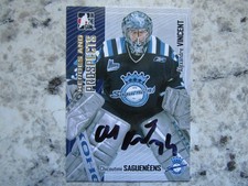 Chicoutimi Sagueneens Alexandre Vincent Signed Autographed 2005-06 In The Game
