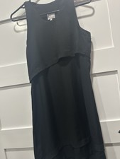 Alternative Women's Hideout Overlay Sleeveless Shift Dress Black Sz XS