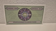 Wer wird Millionär 2000 Ersatzteile: Geldschein 500000DM