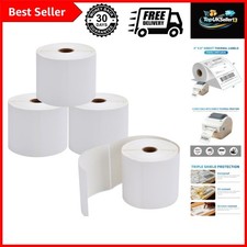 4x6 Direct Thermal Shipping Labels for Zebra 2844 ZP-450 ZP-500 ZP-505,Blank,...