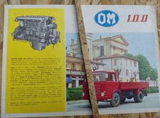 Depliant autocarro OM 100, gennaio 1970,2 facciate