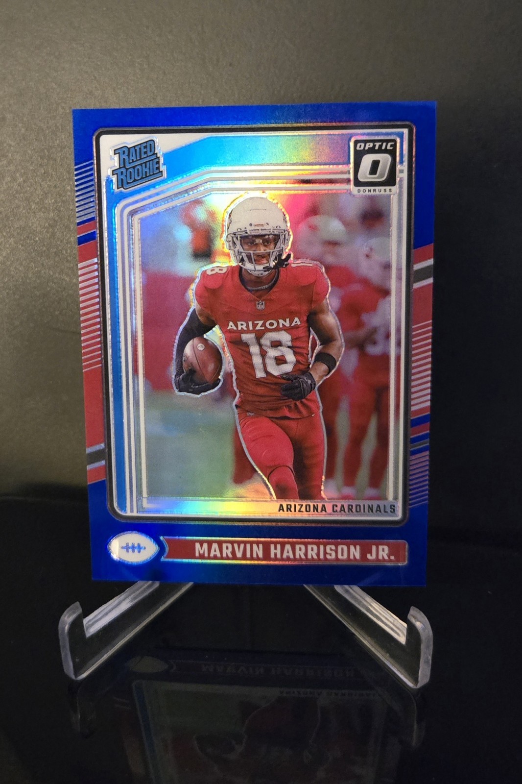 #'ed/199 MARVIN HARRISON JR. RC 2024 Panini Donruss Optic Blue Rated Rookie 276