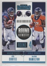 2018 Contenders Round Numbers Silver 24/75 DaeSean Hamilton Keke Coutee fm0