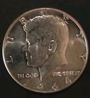 1964 P Kennedy Half Dollar 90% Silver Uncirculated Beautiful Coin