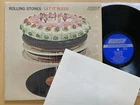 ROLLING STONES LET IT BLEED '69 1ST PRESS CLASSIC BLUES ROCK INNER POSTER SHRINK