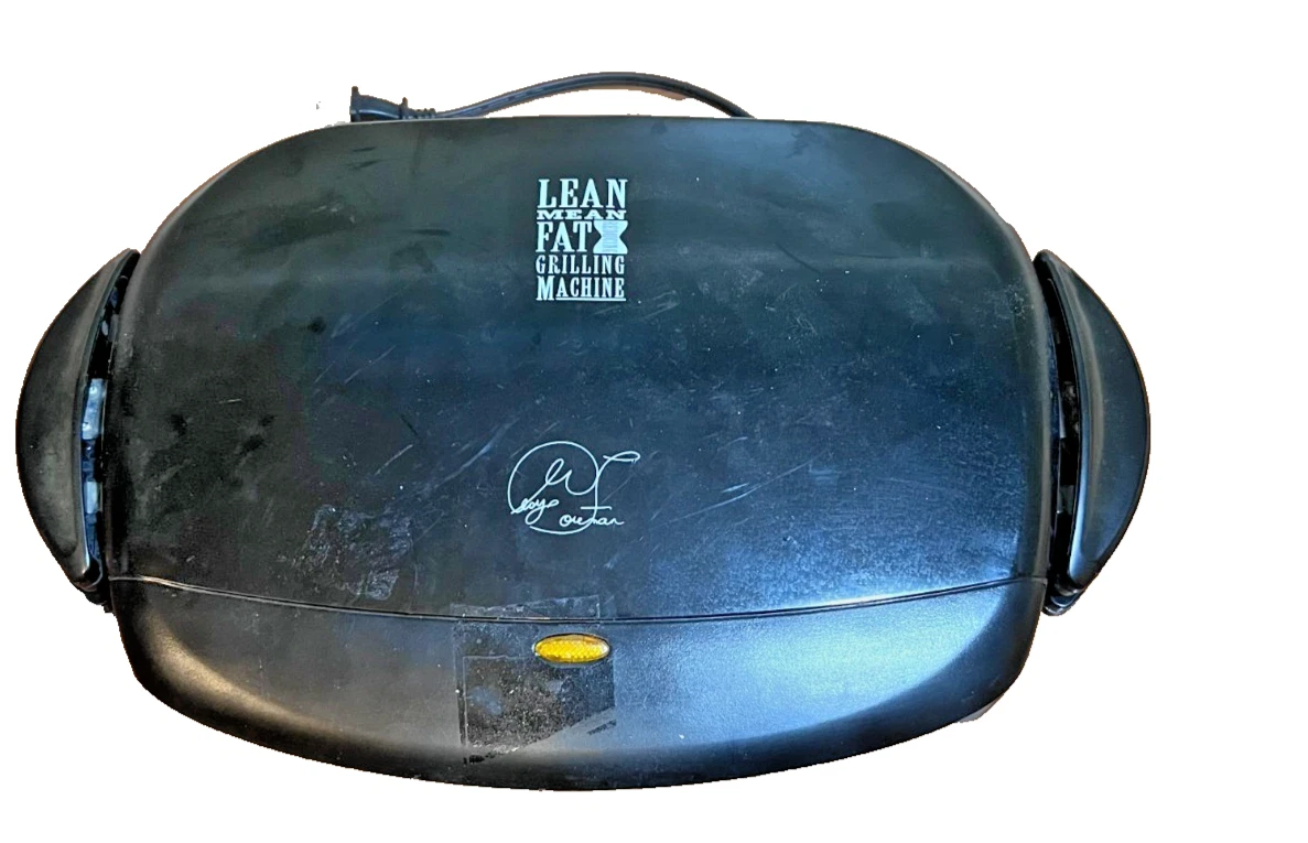 George Foreman Lean Mean Fat Electric Grilling Machine GRP4B Model Black Grill