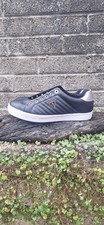 Guess Black Leather Trainers Womens Size Uk 9