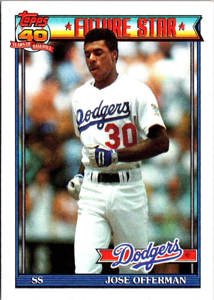 1991 Topps #587 Jose Offerman