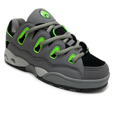 OSIRIS SCHUHE D3 OG SCHWARZ GRAU LINDGRÜN SNEAKER (UK 11 EUR 47)