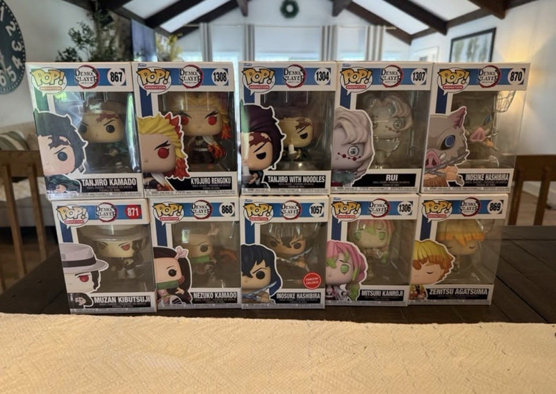 Funko Pop! Demon Slayer Vinyl Figure Lot 10