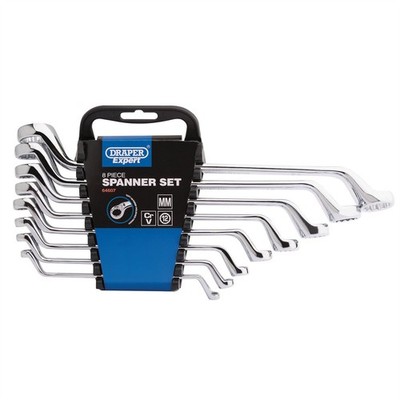 Draper 64607 Expert HI-TORQ  tiefer Offset metrischer Ringschlüssel-Set 8 Stück
